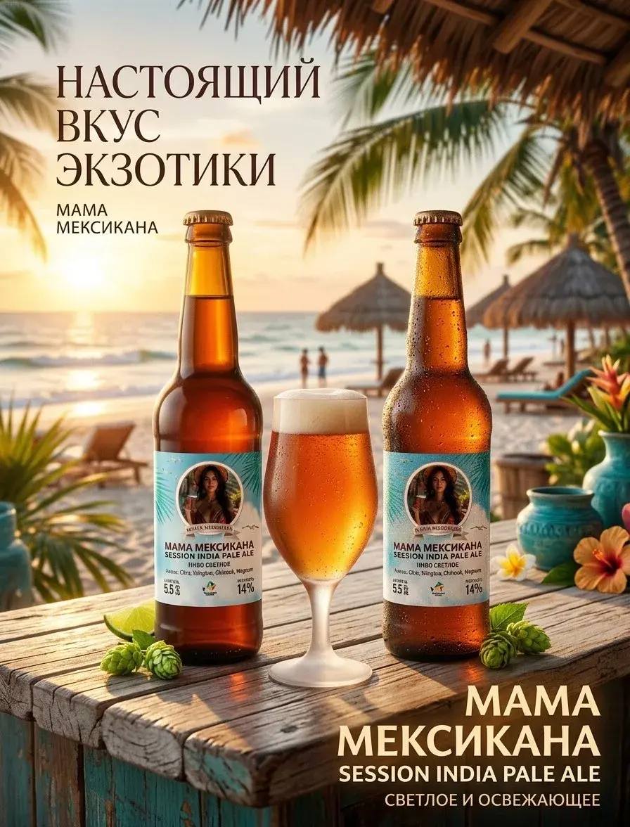 Пиво Мама Мексикана 0,5л