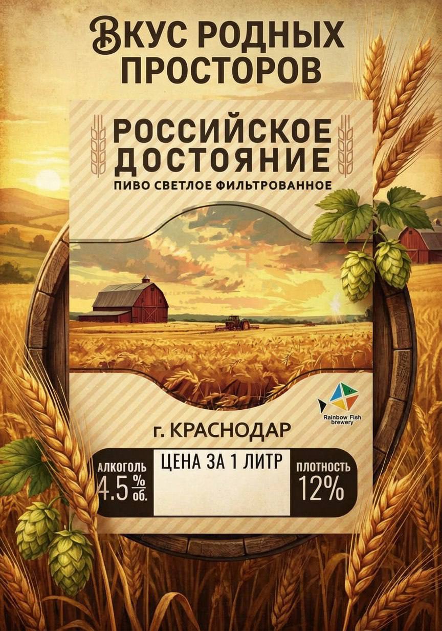 Пиво Российское Достояние