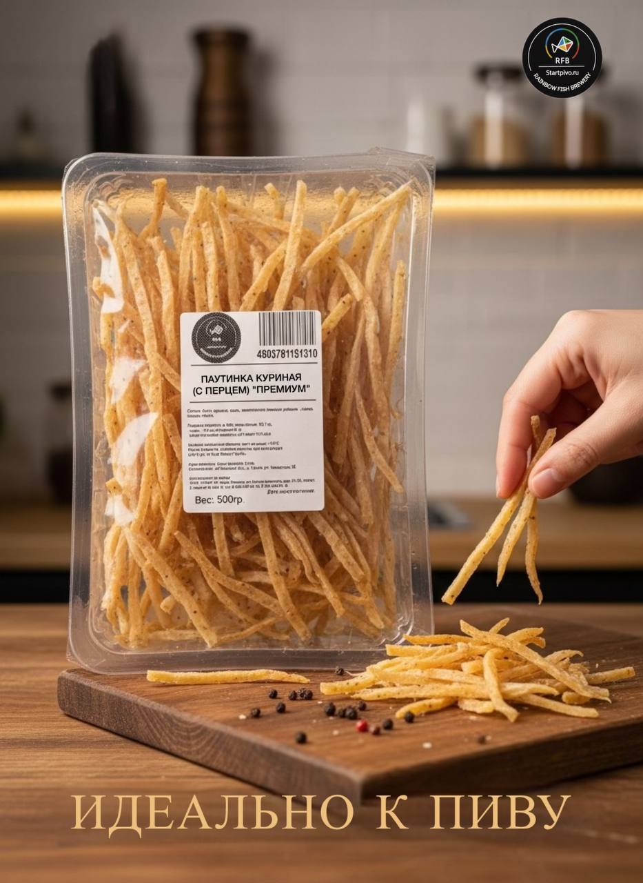 Паутинка куриная (с перцем) Премиум 500 г