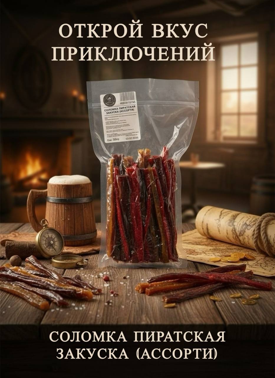 Соломка «Пиратская закуска» Ассорти 500 г