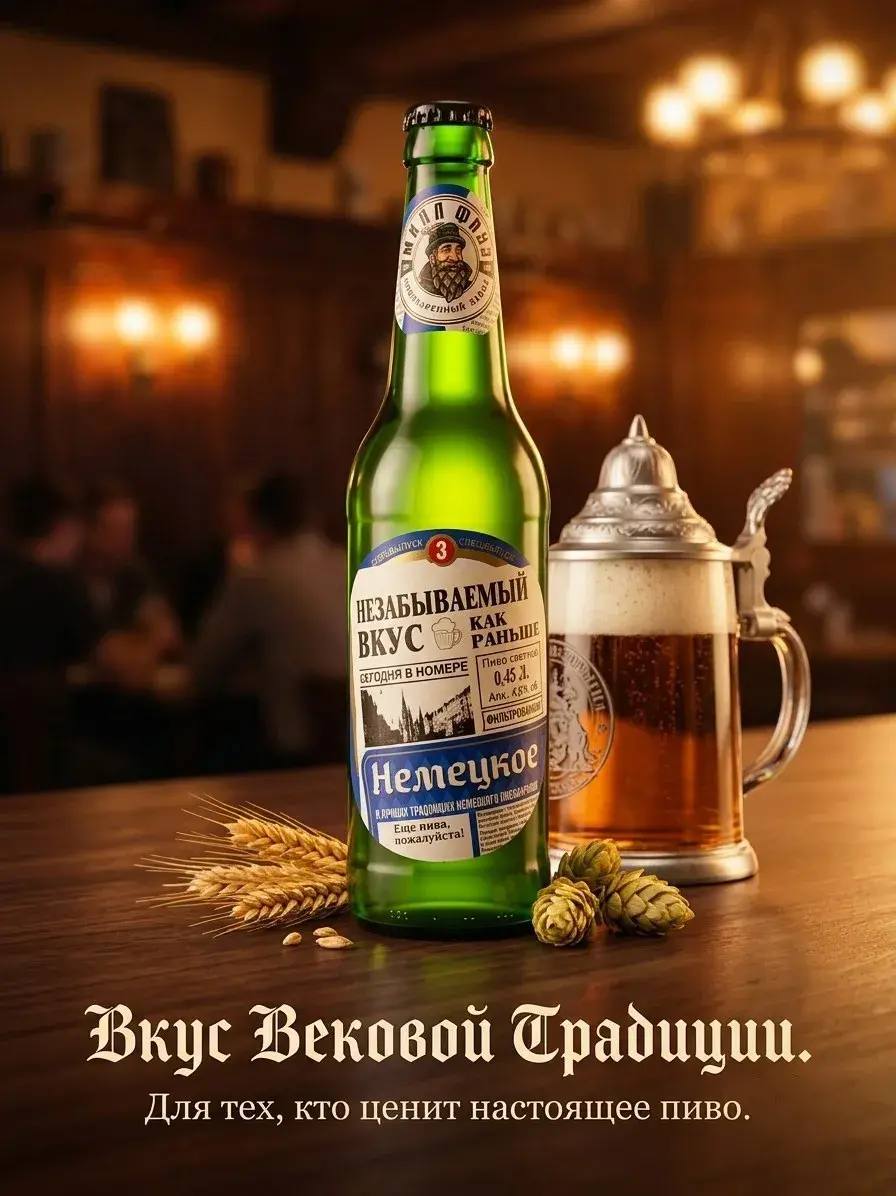Пиво светлое фильтрованное