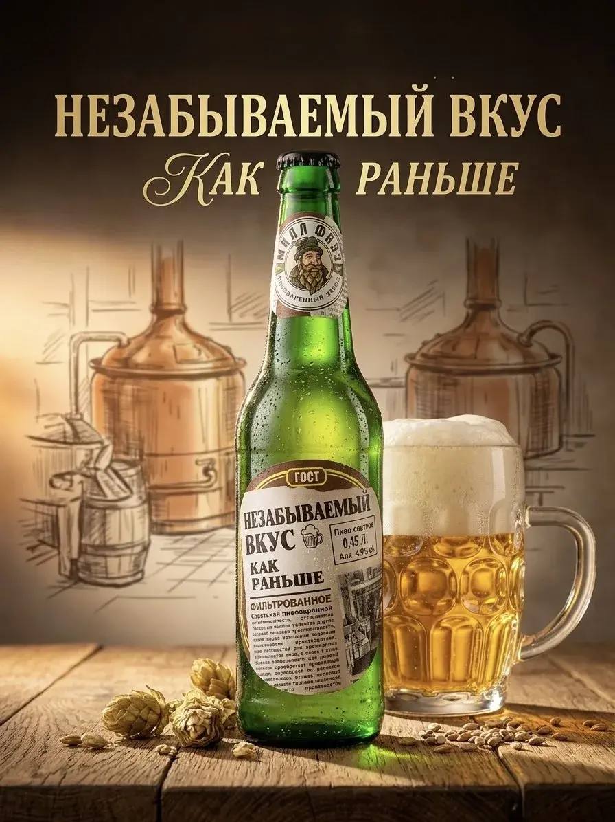 Пиво светлое Чешское