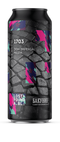 Пиво 1703 // collab LOST+FOUND (Великобритания)